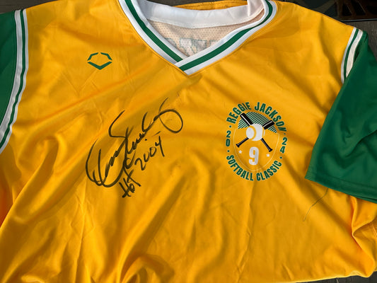 Dennis Eckersley Signed Jersey (game worn)